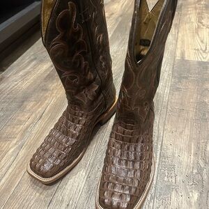 Horse Power Men’s Crocodile Skin Boots – Size 12D